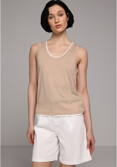 Colin's Colins Slim Fit Kadın Bej Atlet Cl1078671 Q1.v2 Bme