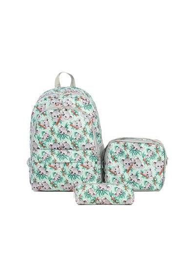 Superbag Kız Erkek Çocuk Ilkokul Çantası Koala Desenli Sırt Çantası Beslenmelik Ve Kalemlik 3'lü Set