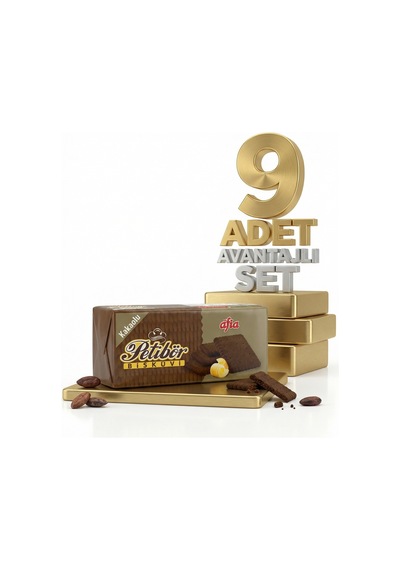 Afia Kakaolu Petibör Bisküvi 9x180 Gr