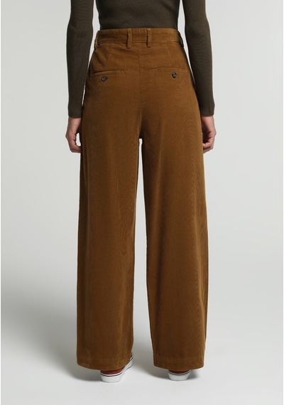Colin's Colins Regular Fit Yüksel Bel Geniş Paça Kadın Kahverengi Pantolon Cl1081948 Q1.v1 Cml Camel