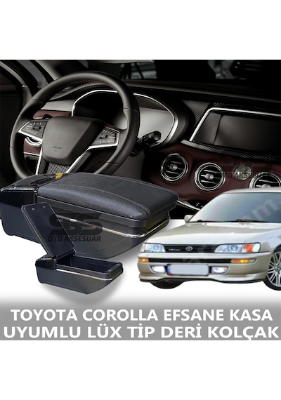 Toyota Corolla Efsane Kasa Uyumlu Premium Deri Kol Dayama Kolçak Lüx Tip