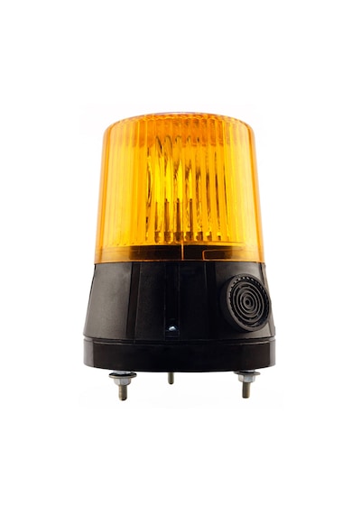 Mesan Ø110 Döner Buzzer Vida Montaj Lamba Turuncu 24vdc Ms 840.3.24vdc
