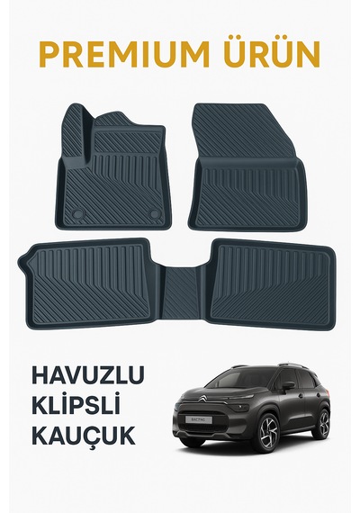 Citroen C3 Aircross Elektrikli 3d Oto Paspas Premium