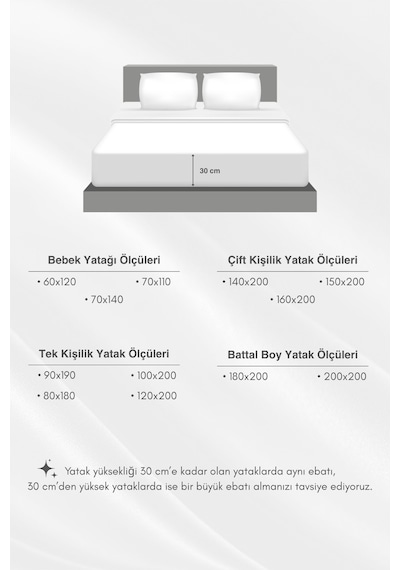 Yatak Alezi Pamuklu Kapitone Fitted Full Kenar Yatak Koruyucu Gri