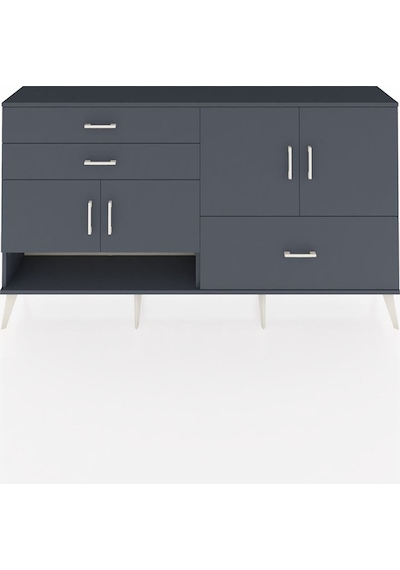 Arges Konsol 3 Raflı 3 Çekmeceli 4 Kapaklı 176x30x99 Antrasit-ant Antrasit-antrasit Arges Konsol 3 Raflı 3 Çekmeceli 4 Kapaklı 176x30x99 Antrasit-ant Antrasit-antrasit