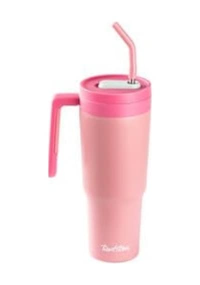 Pembe Pipetli Paslanmaz Çelik Termos Bardak 1.2l Genel