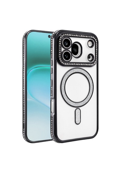 Newface Huawei Honor 600 Pro Joke Simli Magneticsafe Kılıf Siyah