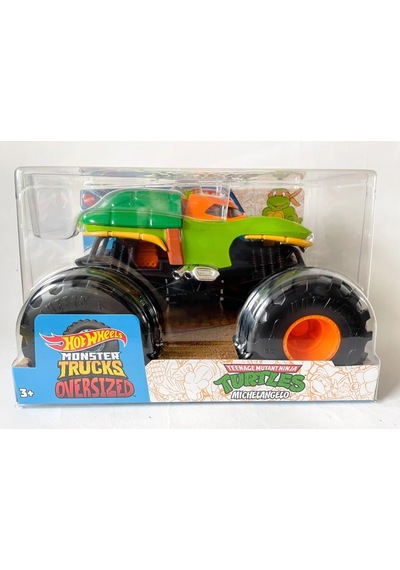 Hotwheels Monster Truck  2023 1:24 Boyutlu Turtles Michelangelo