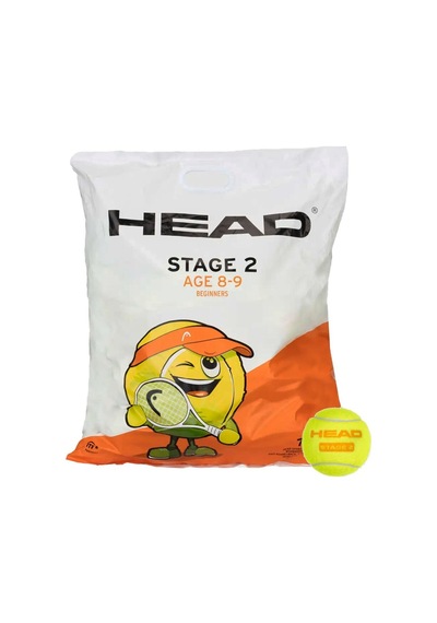 Head Polybag Stage 2 72'li Çocuk Tenis Topu