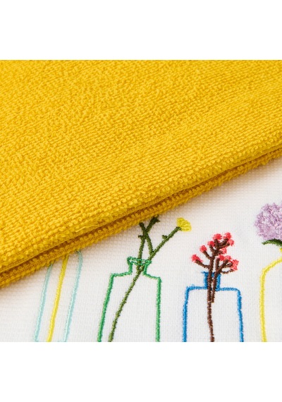 Soft Flo 2'li Mutfak Havlusu - Renkli - 40x60 Cm Çok Renkli