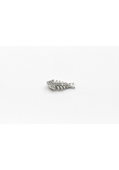 Gümüş Balık Kılçığı Tragus Helix Piercing Şık Tasarım, Anti Alerjik, Kararma Yapmaz Çok Renkli