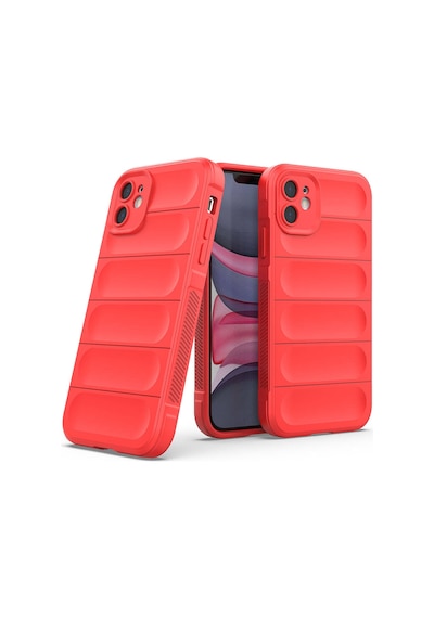 Zore İphone 11 Kılıf Esnek Tpu Oyuklu Arka Yüzey Tasarımlı Ogaa Etnik Silikon Kapak - Siyah