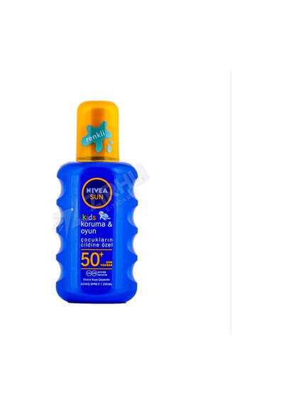 3 Adet Nivea Sun Çocuk Renkli Nemlendirici Sprey 200 Ml