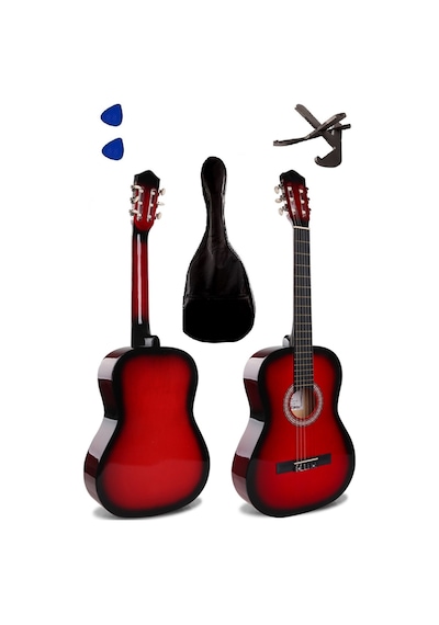 Gonzales Klasik Gitar Seti Kırmızı Renk