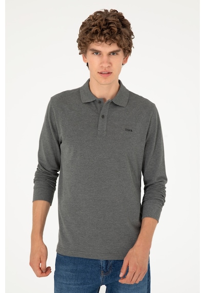 U.s. Polo Assn. Erkek Antrasit Melanj Sweatshirt 50295169-vr081 Antrasit Melanj