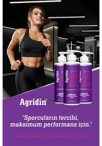 din Gym Quick Reliever Sporcu Kremi 200 ML