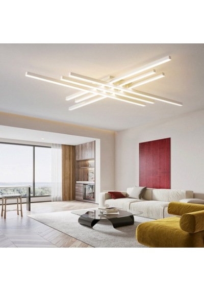 Beyaz Led Tavan Lambası 3000K Sarı Işık Avize Modern Aydınlatma