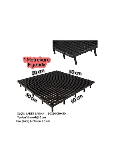 Güvercin Kümes Taban Izgarası 1 M2 4 Adet Fiyatıdır Tavuk Taban Izgara Yer Izgara 50x50