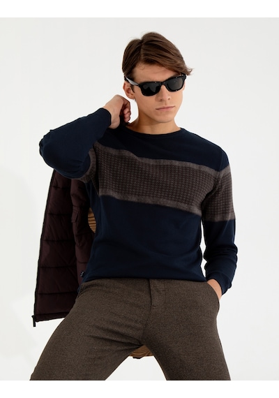 Pierre Cardin Erkek Lacivert Kazak /triko 50227838-vr033 Pierre Cardin Erkek Lacivert Kazak /triko 50227838-vr033