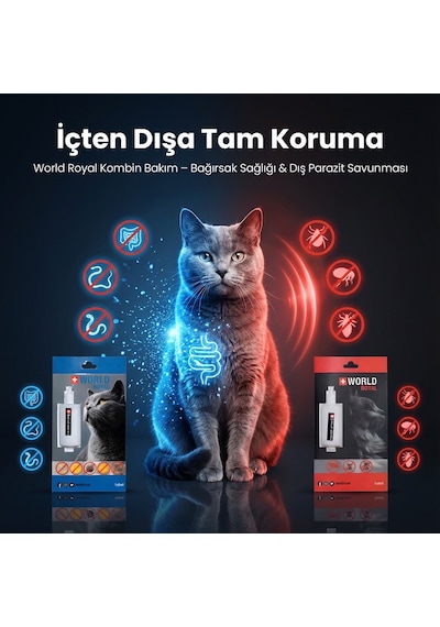 Kedi Pire Kene İç Dış Parazi.t
