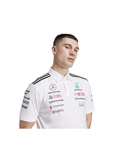 Adidas Mer Tm Polo Wm Erkek Antrenman Polo Tişört Jw0586 Beyaz Beyaz
