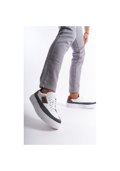Mubiano Hakiki Deri Erkek Spor Ayakkabı & Sneaker Gri -mbkryd203-gr Gri