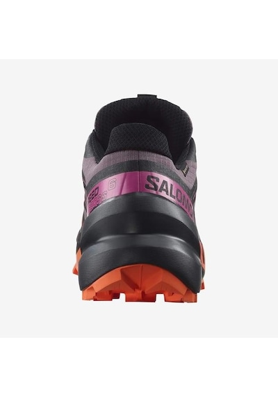 Salomon 474657 Speedcross 6 Gtx W Moonscape/black/bird Of Paradise Kadın Outdoor Ayakkabı 001