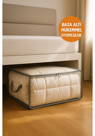 Şeffaf Kapaklı Hurç 28x32x15 Cm Orta Boy Dolap İçi Kıyafet Ve Havlu Düzenleyici Çok Renkli