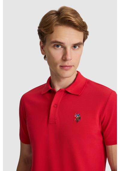 U.S. Polo Assn. U.s. Polo Assn. Erkek Kırmızı Tişört Basic 50326972-vr171 Basıc Kırmızı