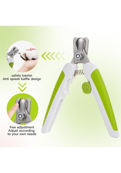 Güvenlik Koruyucuları Ve Tırnak Dosyaları İle Profesyonel Köpek Tırnak Makası - Ergonomik Tasarım, Kolay Ve Güv