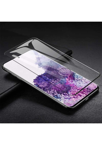 Galaxy S20 Ultra Uyumlu Zore Kavisli Full Yapışkanlı Cam Ekran Koruyucu