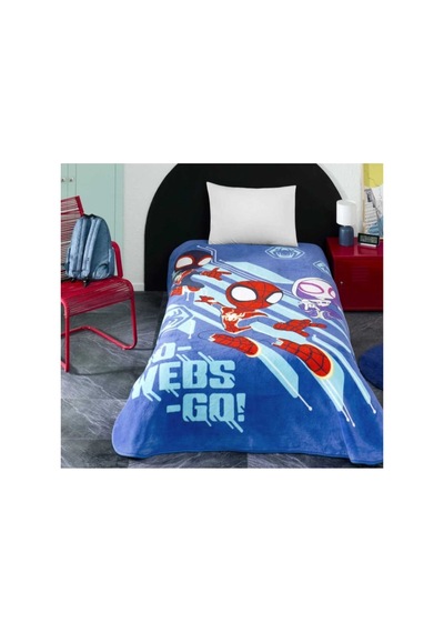 Spidey Tek Kişilik Battaniye Lacivert