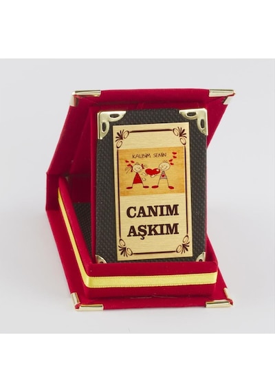 Canım Aşkım Plaketi-kırmızı N162