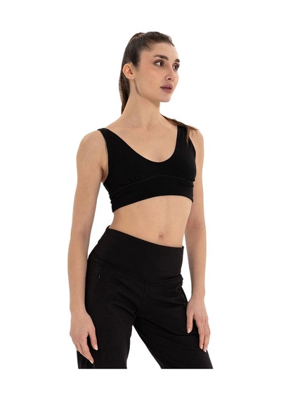 Inguz Ecovero Yoga Bra Siyah