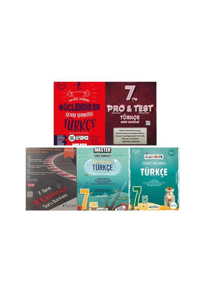 7.sınıf 2024-2025 Türkçe Soru Bankası Set