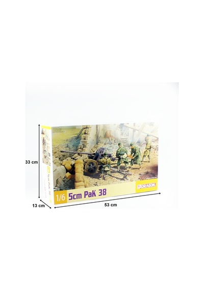 Dragon 75016 1/6 Ölçek, 5cm Pak 38 Topu Plastik Model Kiti-51533