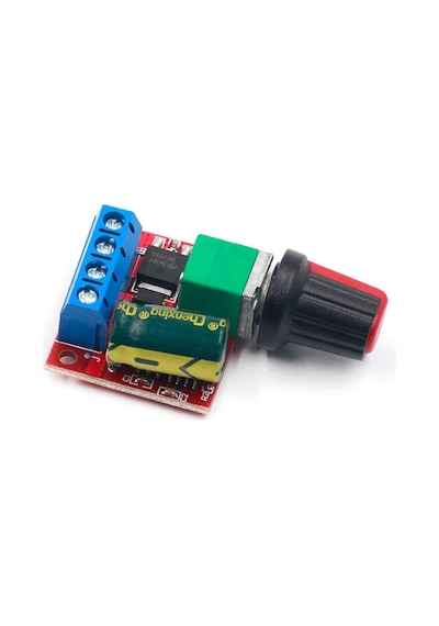 5v / 35v 5a Mini Dc Motor Sürücü Hız Kontrol Devresi 0-100% Pot Kontrollü Pwm Dc Led Dimmer