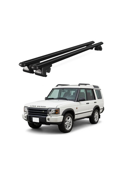 Venüs Land Rover Discovery 2004-2009 Uyumlu Siyah Ara Atkı Port Bagaj Tavan Barı