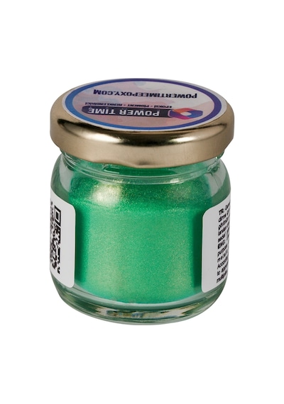 Sedefli Metalik Toz Pigment Boya / Yeşil / Epoksi Için