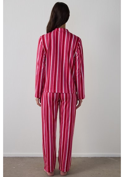 Penti Fuşya Bloom Stripes Gömlek Pantolon Pijama Takımı Pnmeqow425sk-fc3 Fuşya Penti Fuşya Bloom Stripes Gömlek Pantolon Pijama Takımı Pnmeqow425sk-fc3 Fuşya