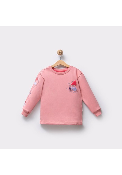 Overdo Kids Kız 5-8 Yaş Süzene Nakışlı İki İp Sweat Çok Renkli
