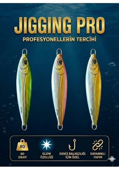 80 Gr Slow Jig Yemi 3 Lü Avantaj Seti