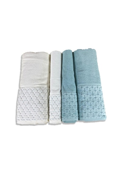 Özdilek Adria Best Set Mint-krem Hamam Takımı Çok Renkli
