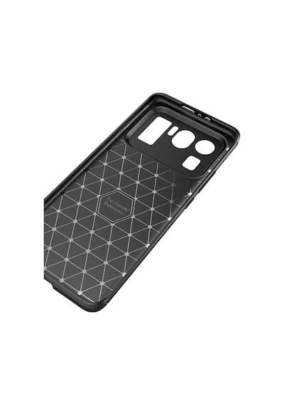 Xiaomi Mi 11 Ultra Kılıf Zore Negro Karbon Tasarım Silikon Kılıf