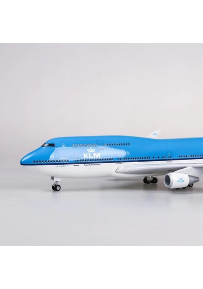 Klm Air Boeing 747 Yolcu Uçağı Model Uçak 1/160 Ölçek 47cm