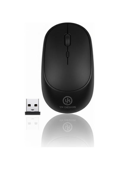 Hobibahçem Siyah Renkli Ergonomik Sessiz Kablosuz Mouse 0013
