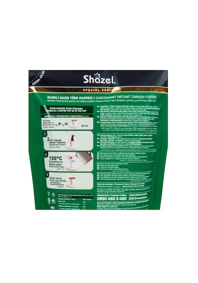 Shazel Naneli Hazır Türk Kahvesi 100 Gr X 6 Adet Öğütülmüş