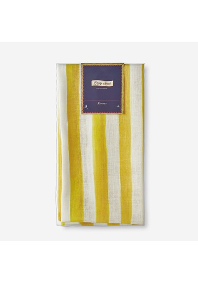 Sarı Polyester Runner 50x150 Cm