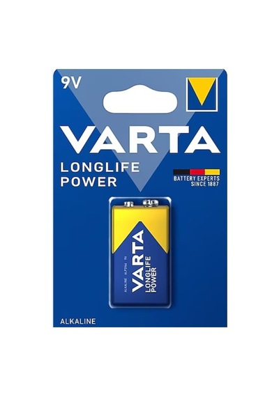 Varta Longlife Power 9v Alkalin Pil 6lr61 Tekli Blister