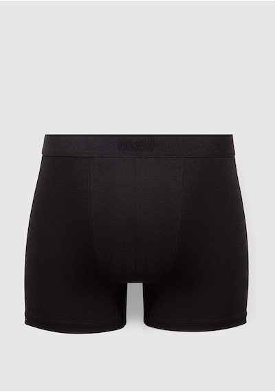 Mavi - 3lü Siyah Basic Boxer 0912088-900 Siyah